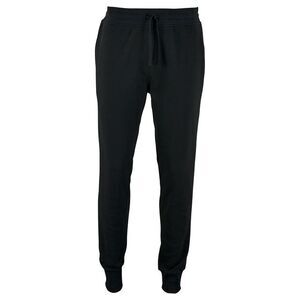 SOLS Mens Jake Slim Fit Jogging Bottoms / Black